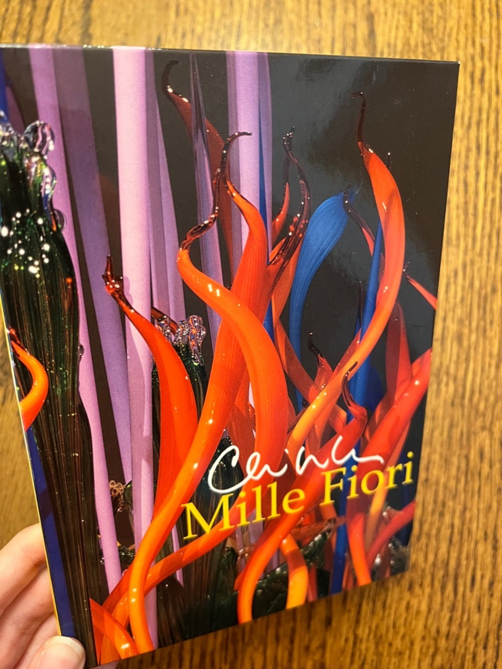 chihuly mille fiori glass art print museum collection notecards stationary 9pc